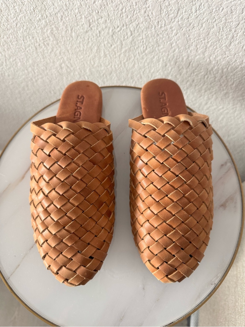 St Agni paris woven mule 37